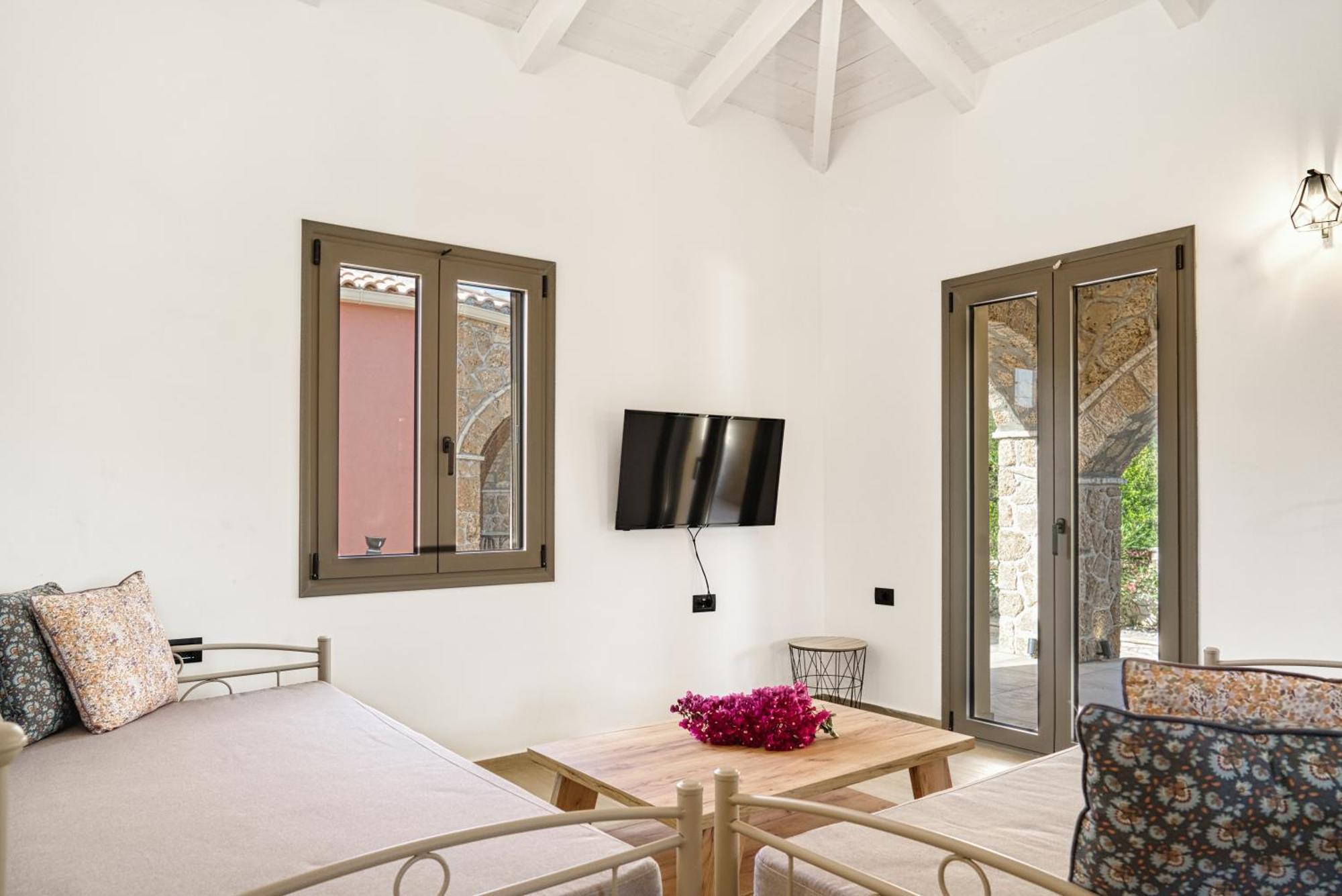 Astarte Villas - Astra Private Villas With Pool Vasilikí Eksteriør bilde