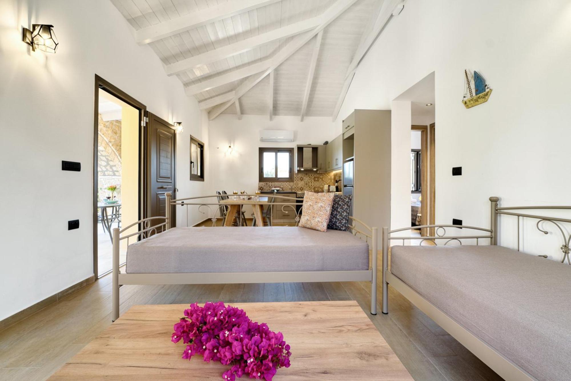 Astarte Villas - Astra Private Villas With Pool Vasilikí Eksteriør bilde